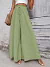 Tied High Waist Wide Leg Pants