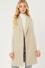 JQ Fleece Long Line Vest