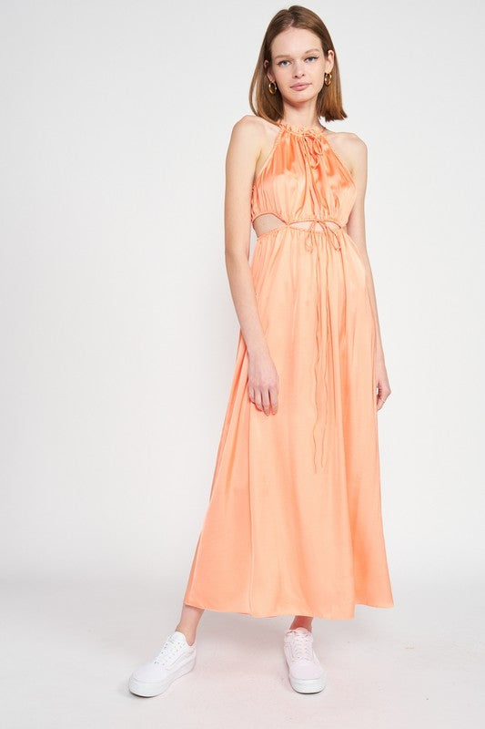 Peachy Keen Maxi Dress