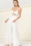 Remember Me Front Sash Cutout Jumpsuit