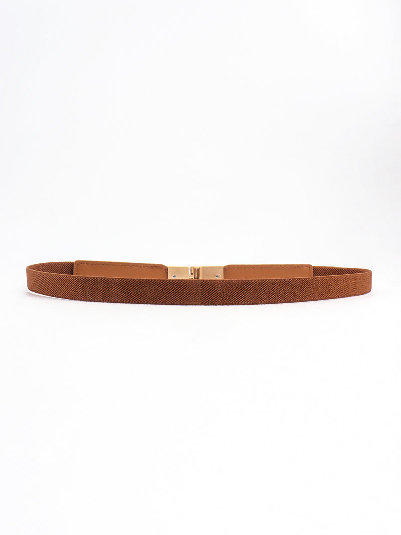 PU Elastic Skinny Belt