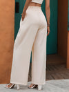 Perfee Tied Wide Leg Pants