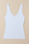 V-Neck Wide Strap Tank