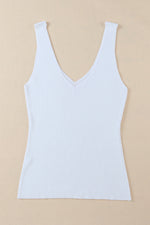 V-Neck Wide Strap Tank