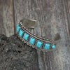 Alloy Inlaid Natural Stone Bracelet